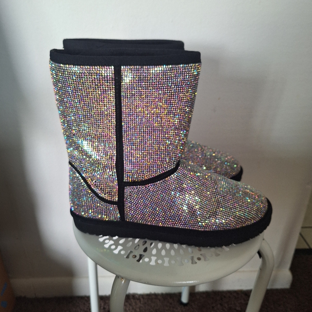 Rhinstone Boots 10 Women
